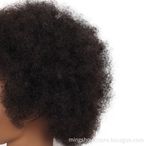 realistic dummy African Afro doll head mannequin heads